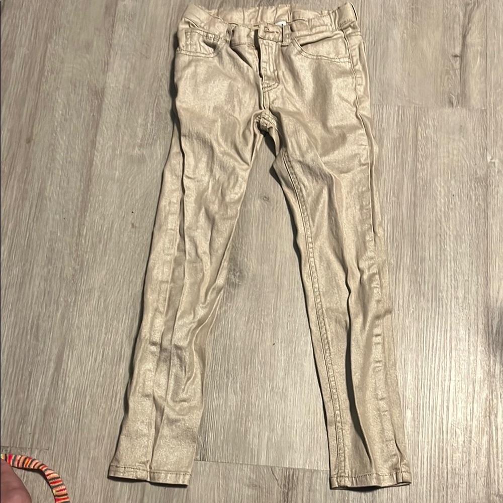 Ukids Gold Casual Slim-Fit Bottoms